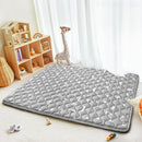 Baby Play Mats for Floor, 71”x59” Upgraded Thickness & Larger Super Soft Playmat for Babies and Toddlers, Foldable Washable, Upgrade Anti-Slip Crawling Mat for Playpen(Boho Gray) by TinyTreasures Baby Boutique