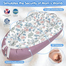 Baby Lounger - Breathable & Soft Baby Nest, Portable and Lightweight Tummy Time Lounger for Home and Travel, Ideal Newborn Babies Essentials Baby Shower Gifts by TinyTreasures Baby Boutique