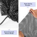 3Pcs Mesh Laundry Bags Washing Machine Mesh Wash Bags Jumbo for Delicates Clothes,Bed Linen,Toys with Drawstring Closure Sturdy (Black, Jumbo 3 pcs) by TinyTreasures Baby Boutique