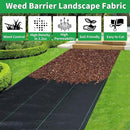 6FT X 180 FT Weed Barrier Landscape Fabric Heavy Duty,3.2 OZ Premium Garden Weed Blocker Fabric for Weed Control, Plastic Ground Cover with Woven Weed Cloth,Durable Landscaping Fabric by GreenHaven Gardens