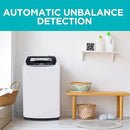 BLACK+DECKER 0.9 Cu. Ft. Portable Washer, 6.6 lb. Capacity Washing Machine for Homes & Apartments, 5 Wash Cycles, Quick Connect Sink Adapter and Drain Hose Included, Transparent Lid, BPWM09W, White by CozyNest Decor