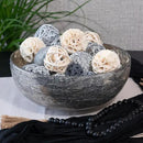 ANDALUCA Decorative Balls Bag Bowl Filler Home Decor (Silver) by CozyNest Decor