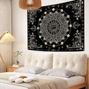 Lunerfex Sun and Moon Mandala Tapestry Boho Tapestry for Bedroom Black and White Tapestries Wall Hanging Living Room Wall Art and Home Decor 44x60 by CozyNest Decor