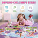 Jumbo Floor Puzzle for Kids,48 Piece Unicorn Large Jigsaw Puzzles,Puzzle for Toddler Ages 3-5,Fun Educational Preschool Learning Toy Gift for Boys & Girls Ages 4-8 by TinyTreasures Baby Boutique