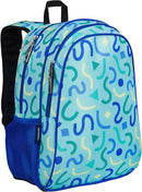 Wildkin 15-inch Kids Backpack – Durable, Padded, Adjustable for School & Travel - Confetti Blue by TinyTreasures Baby Boutique