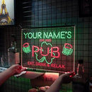 Personalized Bar Signs with Your Name for home wall light up with personalized pub name, man cave accessories, beer themed neon customizable lighted sign by CozyNest Decor