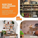 storageLAB Slim Under Bed Storage Containers, Closet Organizers with Sturdy Handles for Clothes, Comforters, and Accessories, Use Under or at the End of the Bed - 2 Pack, Dark Grey by CozyNest Decor