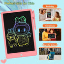 12.9 Inch LCD Writing Tablet for Kids, Colorful Toddler Doodle Board - Erasable Drawing Pad, Educational Learning Toy for Ages 3-8 - Valentine's Day Christmas Birthday Gifts (12.9 Inch, Pink) by TinyTreasures Baby Boutique
