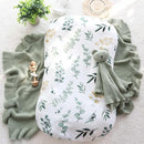 LifeTree Muslin Baby Lounger Cover, Newborn Slipcover Lounger Cover for Boys Girls Infant, Soft 70% Viscose from Bamboo and 30% Cotton, Cover Only, Eucalyptus Pattern by TinyTreasures Baby Boutique
