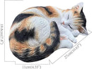 Hi-Line Gift Ltd. Sleeping Calico Cat Garden Statue by GreenHaven Gardens