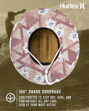 Hurley Women's Straw Hats - Real Straw Hat Medium Brim and Adjustable Chin Strap by GreenHaven Gardens