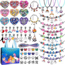 AIPRIDY 150 Pieces Charm Bracelet Making Kit,Unicorn Mermaid Crafts Gifts Set Can Inspires Imagination and Creativity,Jewelry Making Kit Perfect Gifts for Girls 5-12 Years Old (150 Pieces) by TinyTreasures Baby Boutique
