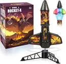 Rocket Launcher for Kids - 200 Ft of Flight Altitude, Model Rocket with Launch Set, Rockets Outdoor Toys with Safely Parachute, Easter Birthday Toys for Boys & Girls Ages 5 6 7 9 10 12 8-13 Years Old by TinyTreasures Baby Boutique