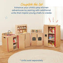 ECR4Kids Play Kitchen Stove, Wooden Playset, Natural by TinyTreasures Baby Boutique