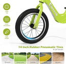 14" Kids Balance Bike for 3,4,5,6 Year Old Boys and Girls, Air Tires with Magnesium Alloy Frame, Lightweight No Pedal Toddler Training Bicycle by TinyTreasures Baby Boutique