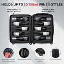 Wine Suitcase for Airplanes 12 Bottle