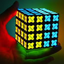 TOSY Magnet Cube 4x4 - 560 Magnets, 70 Blocks, 8 in 1 Toy: Puzzle Cube Game, Creative Building Blocks, Transformable Fidget Spinner, Infinity Cube, Magnet Tiles, UV Flashlight, Glowing STEM/STEAM Toy by TinyTreasures Baby Boutique