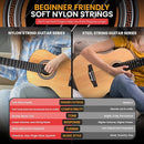 Pyle 6 String Acoustic Guitar, 10 Natural, Left Handed, 36" (PGACLS82LFT.9) by TinyTreasures Baby Boutique