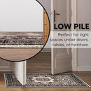 Keen Home Design 2x3 Rug - Machine Washable Entry Rug with Non-Slip Backing, Ideal for Enteryway, Kitchen, Bathroom, Laundry Room - Vintage, Easy Clean, Durable, Low Pile Rug - (2' x 3') by CozyNest Decor