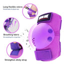 Youth/Kids Knee Pads Elbow Pads Wrist Guards Protective Gear Set for 3-15 Years Child Roller Skates, Skateboard, Cycling, Inline Skating, BMX Bike, Balance Bike, Scooter Riding and Other Outdoor Sports by TinyTreasures Baby Boutique