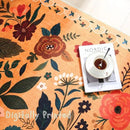 Area Rug 4x6 Rug Washable Boho Rugs Non Slip Low Pile Floral Small Carpet for Bedroom, Bedside, Kids Room, Office, Dining Room(Yellow) by CozyNest Decor