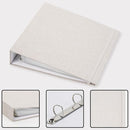 Vienrose Linen 3-Ring Photo Album Holds 190 Photos, 160 4x6 Photos and 30 6x8 Pictures, Picture Album with Multiple Size Pockets, Memory Book for Family Wedding Anniversary Baby, Beige by TinyTreasures Baby Boutique