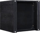 Steve Silver Furniture Aubrey Black End Table, Living Room/Bedroom, Contemporary/Modern Design, Bottom Storage Shelf, Chair Side/Media Table, 24'L x 24" W x 24" H, Black by CozyNest Decor