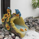 Hummingbird Gutter Extender Diverter, Decorative Downspout Extensions, Splash Block, Eco-Friendly Resin, 3"x4" Downspouts, Unique Garden Statue Ornament, Ideal Outdoor Decor Gift by GreenHaven Gardens