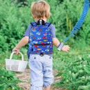 Accmor Toddler Backpack Harness Leash, Mini Baby Walking Backpacks with Anti Lost Wrist Link, Cute Truck Kids Back Pack Harnesses Leashes Tether for 1-3 Yeas Boys Outdoor Travel by TinyTreasures Baby Boutique