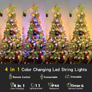 Globe String Lights 115 Feet 200 LED,Plug in Fairy String Lights with Remote Timer Extendable, 11 Modes Indoor Outdoor Color Changing Lights for Wedding Bedroom Classroom Patio Garden by GreenHaven Gardens