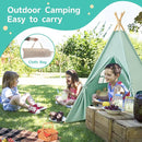 Teepee Tent for Kids-Portable Children Play Tent Indoor Outdoor (Green) by TinyTreasures Baby Boutique