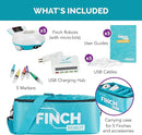 BirdBrain Finch Robot Starter Flock with Microbit I STEM Coding Robot for Classrooms I Learn Python and 8 Coding Languages I Programmable Robotics I Remote Control and App Controlled | Ages 5 to 16 by TinyTreasures Baby Boutique