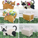 Black Cat Planter Plant Pots,Cute Garden Cat Flower Planter,Cat Planters Birthday Gifts for Women,Office,Indoor/Outdoor Decor（12.5 * 5.6 * 7.8in） by GreenHaven Gardens