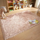 AMTOVO Faux Fur Sheepskin Rug for Living Room, 4 x 6 ft Pink Fluffy Area Rug for Bedroom, Playroom, Luxury Room Decor, Rectangle by CozyNest Decor