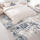 Area Rugs 8x10 Living Room: Washable Rug Modern Abstract Large Rugs Soft Non Slip Neutral Rug Stain Resistant Indoor Carpet for Bedroom Kitchen Dining Room Home Office Rugs(Black Brown,8'x10') by TinyTreasures Baby Boutique