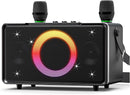 GFEEN Portable Bluetooth Speaker: 200W Peak, 15H Playtime, Wireless Speakers with Microphone, 5″ Subwoofer, Loud Sound, Light Show, Fast Charging for Outdoor, Party, Backyard(Silver with 2Mic) by TinyTreasures Baby Boutique