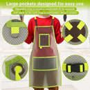 Kids Art Aprons for Painting, Gardening, Cooking, Multiple Pockets, Kids Smock for Boys & Girls, Waterproof (Age6-12) by TinyTreasures Baby Boutique