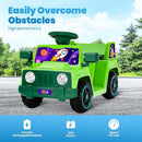 6V Toddler Ride On Car Interactive Electric Car with Horn LED Front Light Rear Storage Stellar Galaxy Theme Perfect for Boys & Girls 18+ Months Safe & Fun for Little Explorers(Green Space) by TinyTreasures Baby Boutique