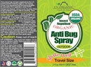 US Organic Mosquito Repellent Anti Bug Outdoor Pump Sprays, USDA Certification, Cruelty Free, Proven Results by Lab Testing, Deet-Free (2 oz - Value 2 Pack) by TinyTreasures Baby Boutique