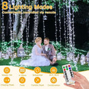 Ollny Christmas Lights Outdoor 400LED 131FT, Cool White Fairy Lights with Remote 3 Timer, Plug in 8 Modes String Lights for Bedroom Indoor Outside House Party Xmas Decorations by GreenHaven Gardens
