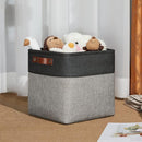 DULLEMELO 11x11 Cube Storage Bins for Cube organizer, Foldable Cube Storage Bins Baskets for Organizing Home Office Closet Shelves Toy Nursery,Fabric Cube Baskets Bin for Home organization by TinyTreasures Baby Boutique