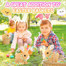 Tagitary Plush Toys Bunny Electronic Toy with Sounds,Wiggling Ears,Hopping,Twitching Mouth and Nose, Interactive Rabbit Toy for Kids with Leash,Easter Birthday Gift for Toddlers Kids by TinyTreasures Baby Boutique