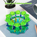 RoomyRoc Magnetic Fidget Sphere - Pentagons Magnets Balls - 12 Piece Set - Crystal Bright Green - Magnet Fidgets Toy - Creativity Beyond Imagination, Inspirational, Recreational, Desk Toys for Adults by TinyTreasures Baby Boutique