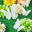SUNBEAUTY Large Butterfly Party Decorations, 3D White Paper Butterflies Wedding Decoration, Hanging Butterflies for Baby Shower Decorations Girls, Women, Paper Flowers for Wall Decoration, Set of 4 by CozyNest Decor