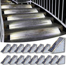 VOLISUN Solar Stair Lights 16 Pack, Solar Step Lights Waterproof IP67, Outdoor Step Light with 13 LEDs, Outdoor Lighting Decor for Yard Stair, Patio, Front Step, Front Porch and Deck(Cool White) by GreenHaven Gardens