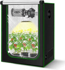 MELONFARM 2x4 Grow Tent, 48"x24"x60" Grow Tent, Double Transparent Viewing Door Indoor Grow Tent, Growing Tent with High Reflective Mylar & Floor Tray, Plant Tent for Indoor Hydroponics Growing by GreenHaven Gardens