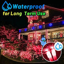 KNONEW Outdoor Christmas Lights 300 LED 99ft String Lights 8 Modes & Memory Fairy Light Plug in Waterproof LED String Lights for Xmas Yard Tree Wedding Party Holiday Decorations (Red) by GreenHaven Gardens