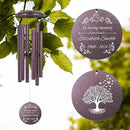 ASTARIN Memorial Wind Chimes Personalized, Bereavement Condolence Gifts for Loss of Mother Husband Wife, Customized Wind Chimes for Outside Deep Tone(Produced in USA) by CozyNest Decor