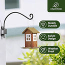 Kingsyard 2 Pack Swivel Plant Hangers Outdoor - 16 Inch Heavy Duty Wall Plant Hooks for Hanging Plant Baskets Bird Feeder Lanterns Wind Chimes by GreenHaven Gardens
