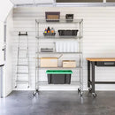 Seville Classics UltraDurable Heavy Duty NSF Solid Steel Wire Rack Storage Unit Organizer for Garage, Warehouse, Office, Restaurant, Classroom, Kitchen, 5-Tier Shelving, 48" W x 18" D by CozyNest Decor